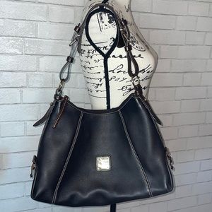 Dooney & Bourke pebbled leather hobo bag